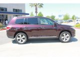 Sizzling Crimson Mica Toyota Highlander in 2011