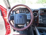2013 Ford F250 Super Duty King Ranch Crew Cab 4x4 Steering Wheel