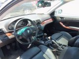 2005 BMW 3 Series 325i Coupe Black Interior