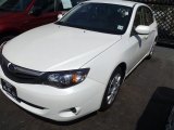 Aspen White Subaru Impreza in 2008