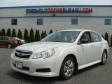 2010 Satin White Pearl Subaru Legacy 2.5i Sedan #81011894