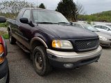 2000 Deep Wedgewood Blue Metallic Ford F150 Lariat Extended Cab 4x4 #81011397