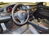 2012 BMW 7 Series 750Li Sedan Black Interior