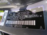 2011 Sequoia Color Code for Magnetic Gray Metallic - Color Code: 1G3
