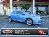 2013 Clearwater Blue Metallic Toyota Camry XLE #81076119