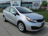 2013 Bright Silver Kia Rio LX Sedan #81076184