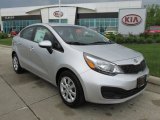 2013 Bright Silver Kia Rio LX Sedan #81076181