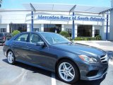 2014 Steel Gray Metallic Mercedes-Benz E 350 4Matic Sport Sedan #81075663