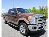 2011 Ford F250 Super Duty Lariat Crew Cab 4x4 Front 3/4 View