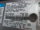 2011 Mustang Color Code for Ingot Silver Metallic - Color Code: UX