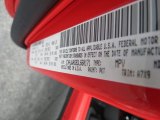 2013 Wrangler Color Code for Rock Lobster Red - Color Code: PKT