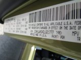 2013 Wrangler Color Code for Commando Green - Color Code: PGH