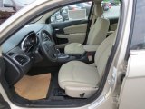 2013 Chrysler 200 LX Sedan Black/Light Frost Beige Interior