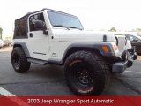 2003 Stone White Jeep Wrangler Sport 4x4 #81127783