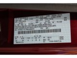 2008 E Series Van Color Code for Dark Toreador Red Metallic - Color Code: JL