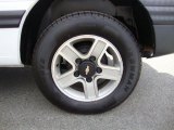 2002 Chevrolet Tracker Convertible Wheel