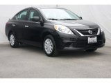 2013 Super Black Nissan Versa 1.6 S Sedan #81127730