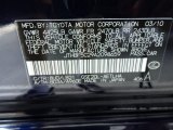2010 IS Color Code for Black Sapphire Pearl - Color Code: 8U0