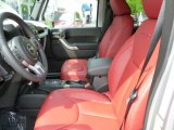 2013 Jeep Wrangler Unlimited Rubicon 4x4 Rubicon 10th Anniversary Edition Red/Black Interior