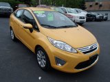 2012 Ford Fiesta SEL Sedan Front 3/4 View