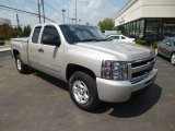 2009 Silver Birch Metallic Chevrolet Silverado 1500 LT Extended Cab 4x4 #81171418