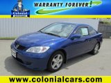 2004 Fiji Blue Pearl Honda Civic EX Coupe #81171379