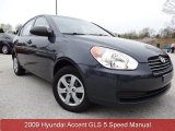 2009 Charcoal Gray Hyundai Accent GLS 4 Door #81170952