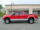 2006 Bright Red Ford F150 XLT SuperCab 4x4 #81225868