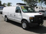 2008 Ford E Series Van E350 Super Duty Commericial Refriderated Front 3/4 View