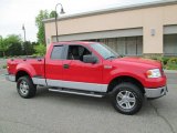 Bright Red Ford F150 in 2006