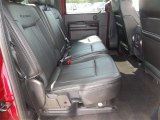 2013 Ford F250 Super Duty Platinum Crew Cab 4x4 Black Interior