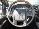 2013 Ford F250 Super Duty Platinum Crew Cab 4x4 Steering Wheel