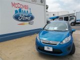 2013 Blue Candy Ford Fiesta SE Sedan #81245956