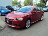 2011 Rally Red Metallic Mitsubishi Lancer RALLIART AWD #81253159