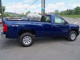 2013 Blue Topaz Metallic Chevrolet Silverado 1500 Work Truck Regular Cab 4x4 #81252945