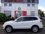 Pearl White Hyundai Santa Fe in 2010