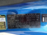 2013 Forte Koup Color Code for Corsa Blue - Color Code: K3U