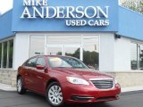 2012 Deep Cherry Red Crystal Pearl Coat Chrysler 200 LX Sedan #81253451