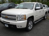 2013 White Diamond Tricoat Chevrolet Silverado 1500 LTZ Crew Cab 4x4 #81252893