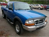 2000 Ford Ranger XLT SuperCab 4x4 Front 3/4 View