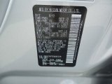 2013 Quest Color Code for Brilliant Silver - Color Code: K23