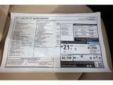 2013 Audi A8 3.0T quattro Window Sticker