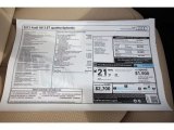 2013 Audi A8 3.0T quattro Window Sticker