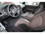 2013 Audi Q7 3.0 TDI quattro Espresso Brown Interior