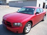 2008 Inferno Red Crystal Pearl Dodge Charger SE #8108948