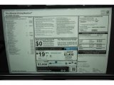 2013 BMW 7 Series 750i Sedan Window Sticker