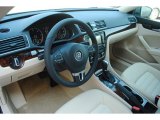 2013 Volkswagen Passat TDI SEL Cornsilk Beige Interior