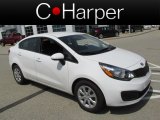 2013 Clear White Kia Rio LX Sedan #81287754