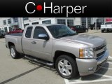 2008 Silver Birch Metallic Chevrolet Silverado 1500 LT Extended Cab 4x4 #81287748