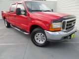 2001 Red Ford F250 Super Duty XLT Super Crew #81288088